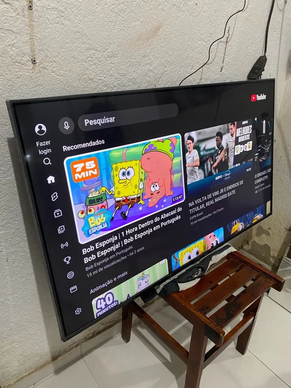 Tv smart 43 polegadas toda perfeita tenho a caixa controle e pezinho toda original LG  - Foto 2