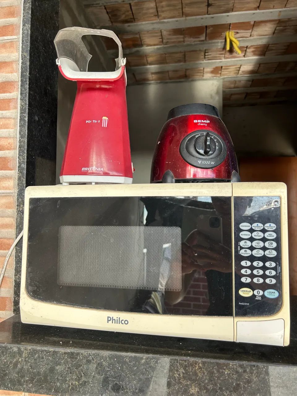 microondas, pipoqueira e base de liquidificador  - Foto 4