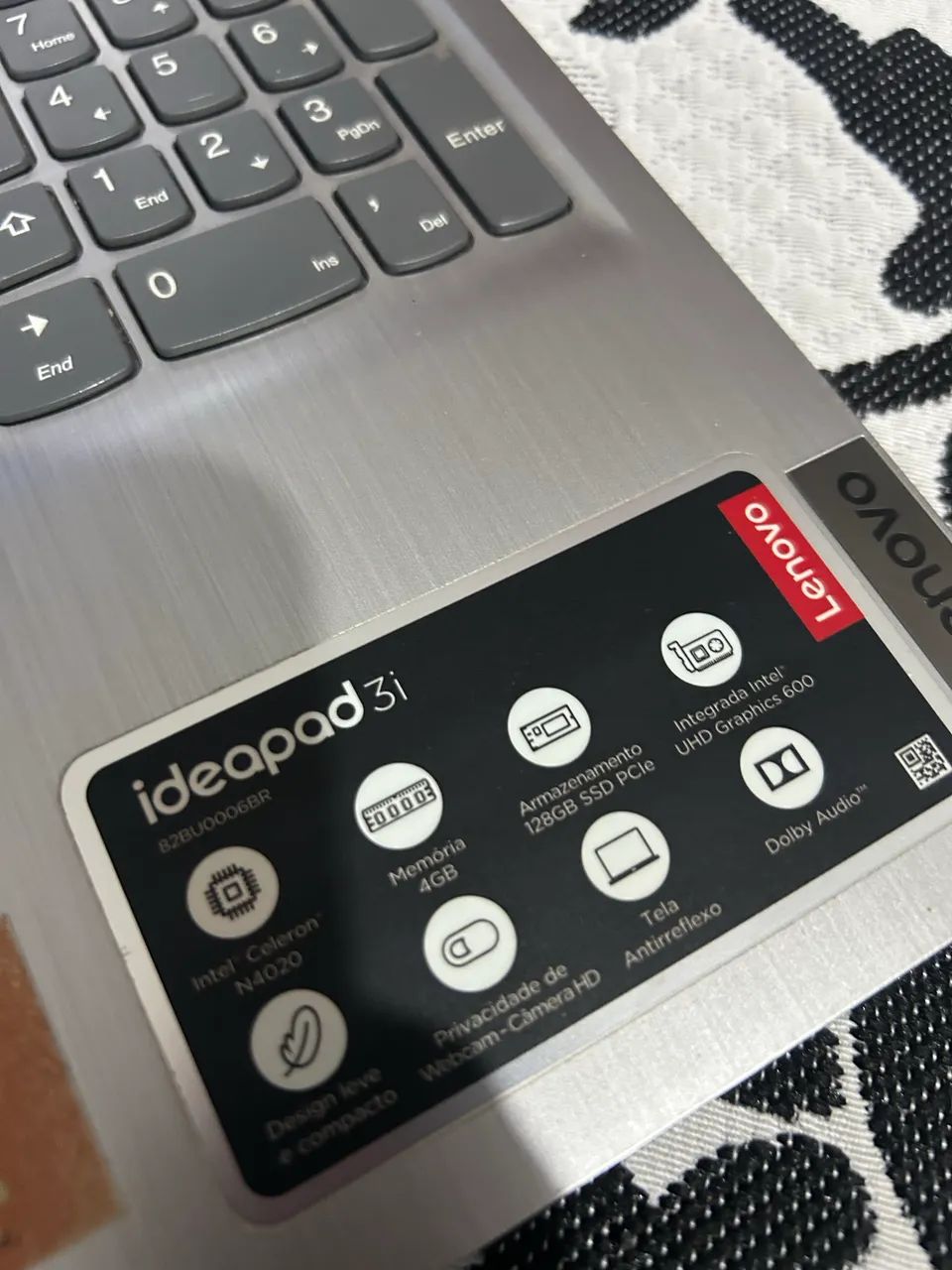 Vendo Notebook Lenovo IdeaPad 3i