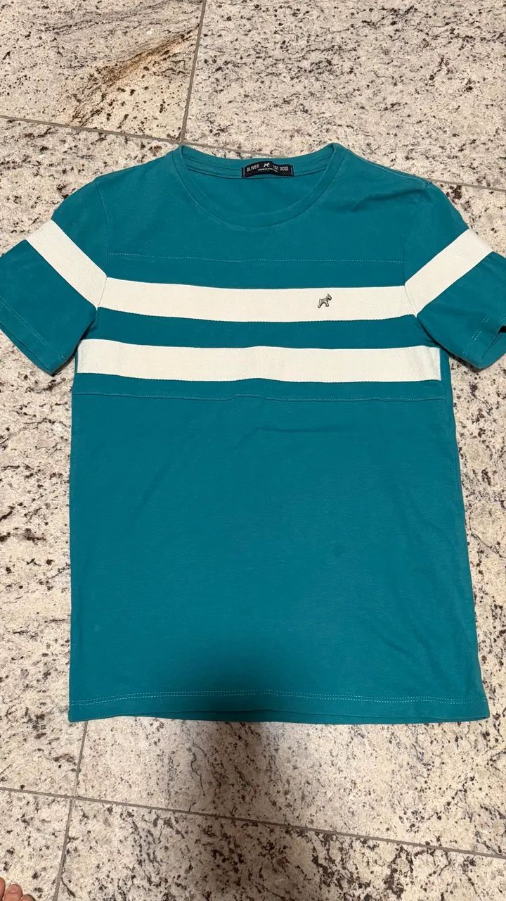 Camisa Verde Menino 10 anos 