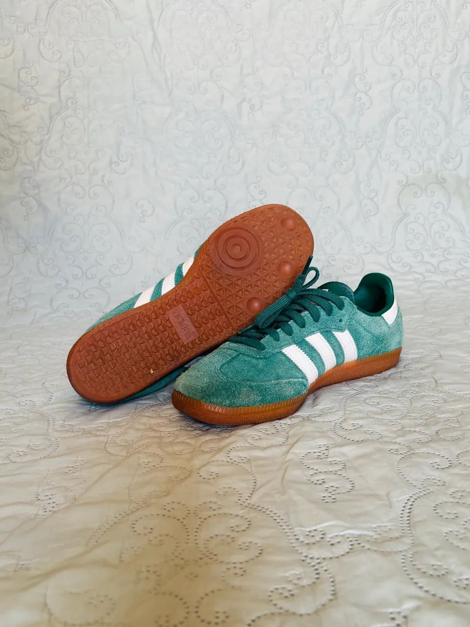 Tênis Adidas Samba Verde Suede 39 - Foto 2