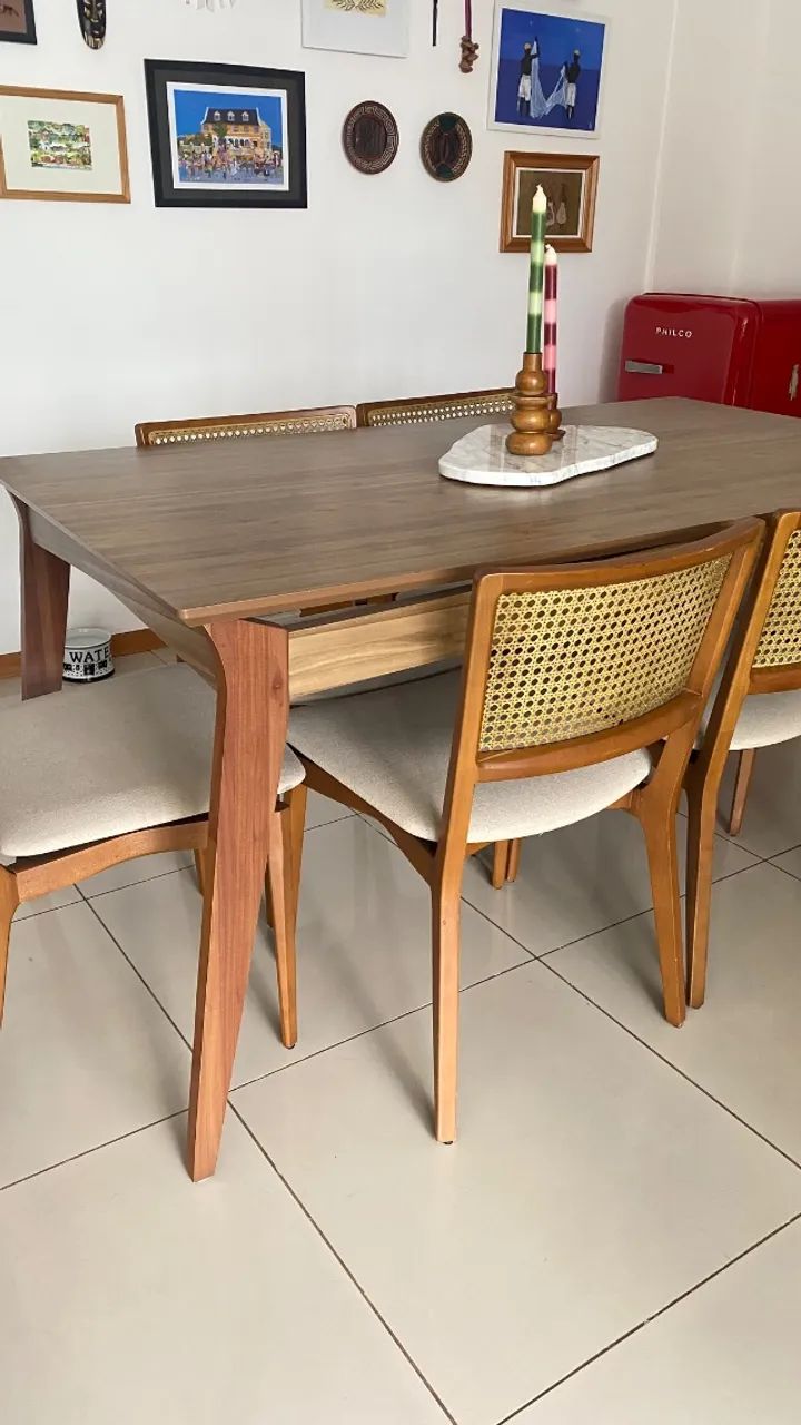 Mesa de jantar retangular - Foto 4