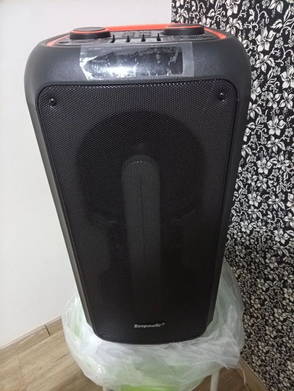 Caixa De Som Bluetooth LED Usb Sd Karaokê Ecopower Ep-1938 - Foto 4