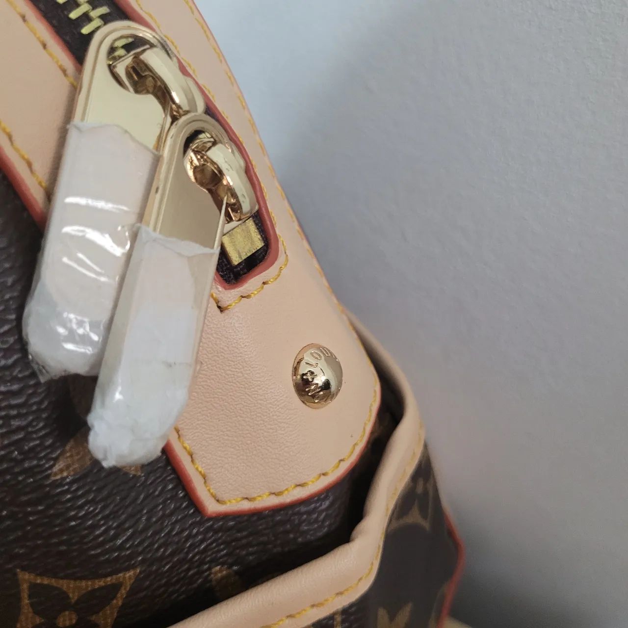 Bolsa grande lv marrom e bege  - Foto 4