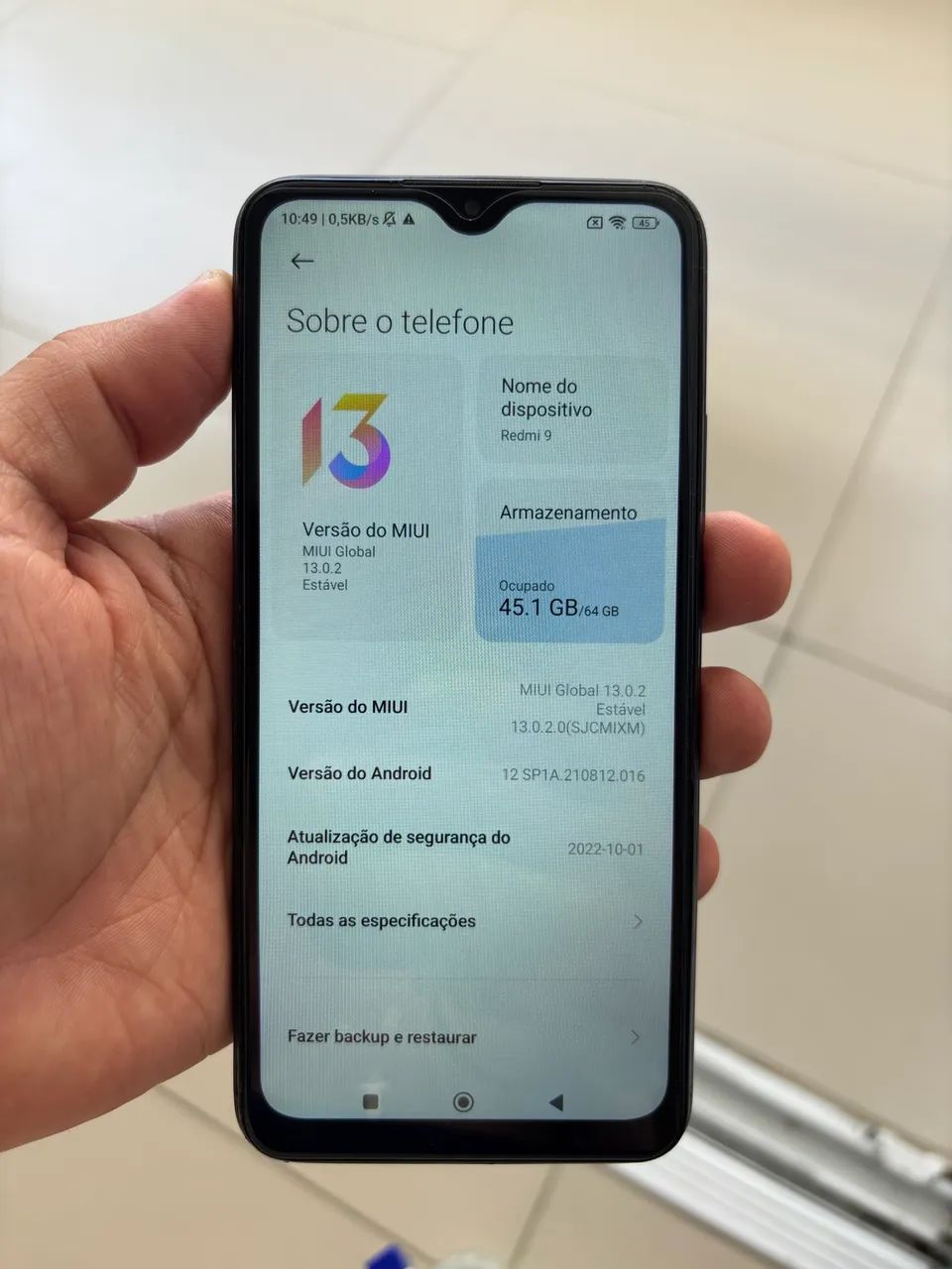 Vendo Redmi 9. 64gb de armazenamento.  - Foto 4