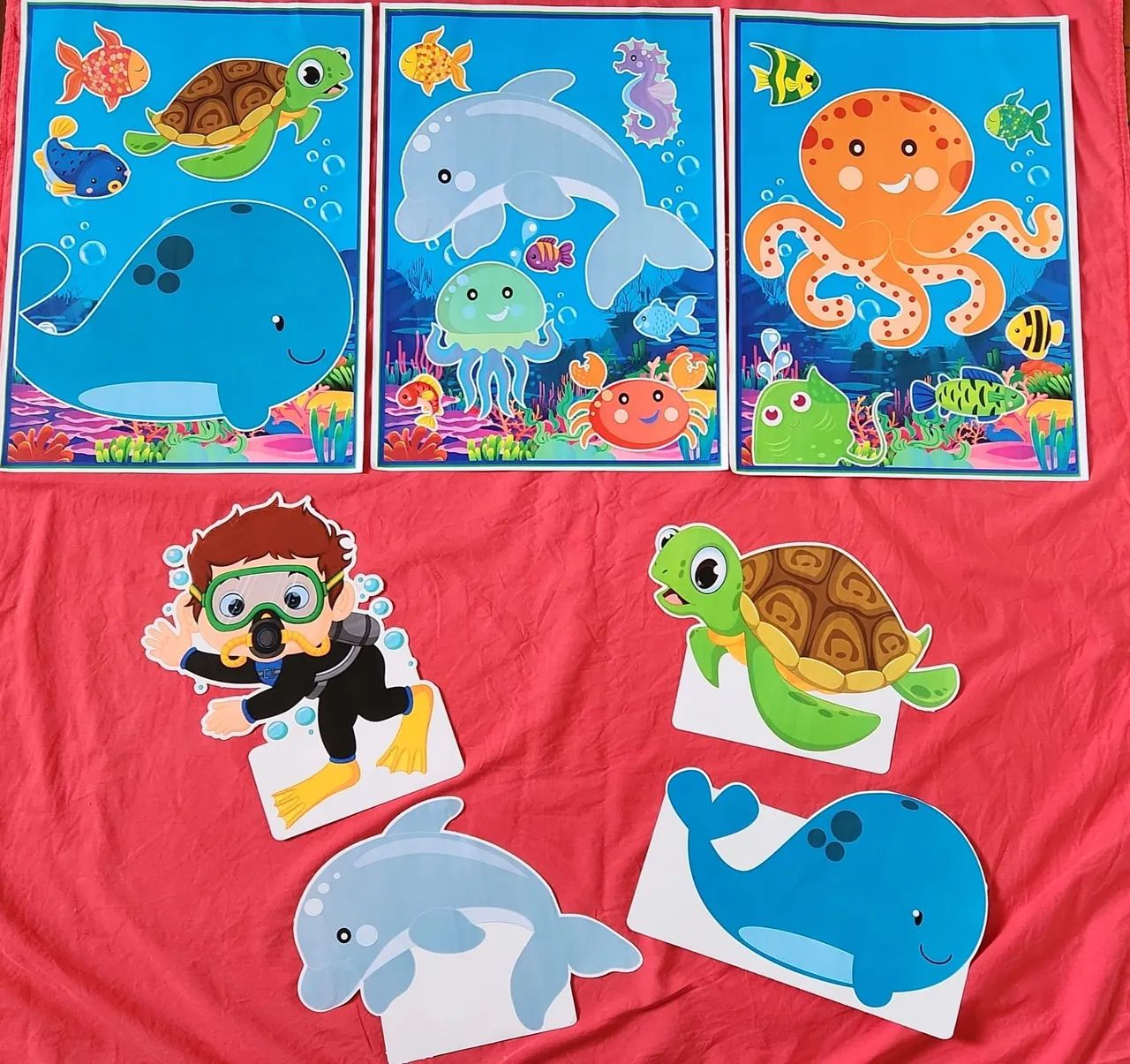 Kit decoração Fundo do Mar  - Foto 5
