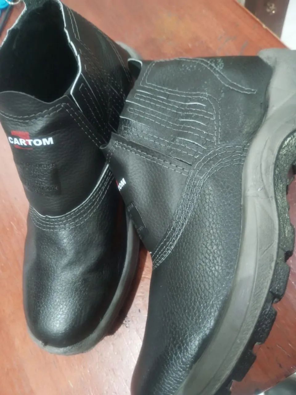 Butina de couro n°41 com CA - Foto 3