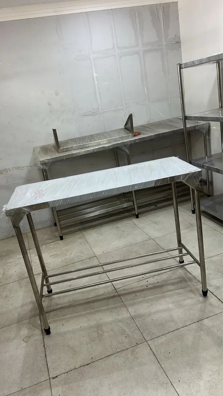 Mesa de 1.15x50 inox nova 