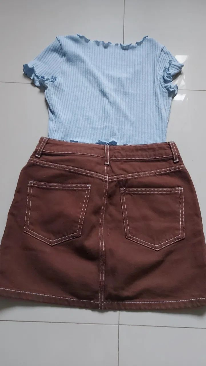 Conjunto mini saia-blusinha - Foto 2