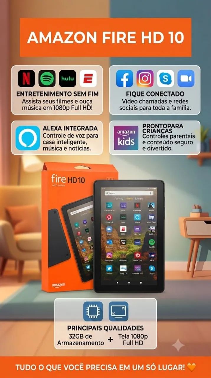 Tablet Amazon Fire HD 10 32gb