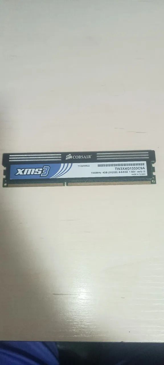 Memória RAM ddr3 XMs3 Corsair 2gb  - Foto 2