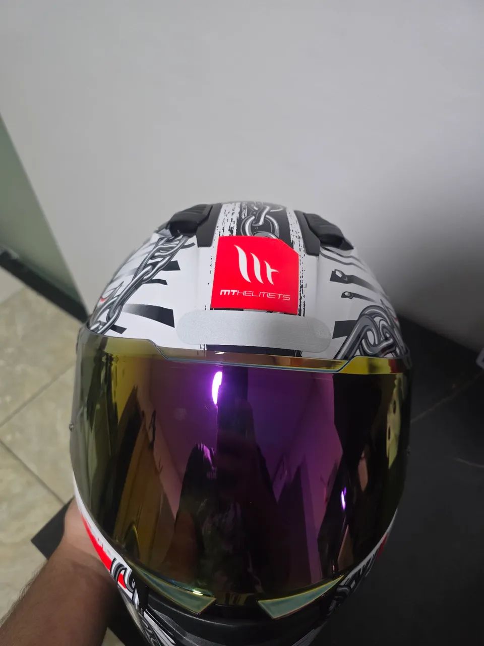 Vendo capacete MT stringe 2 novo - Foto 4
