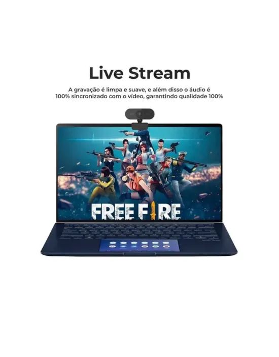 WEB CAM FULL HD 1080P COM MICROFONE USB  - Foto 2