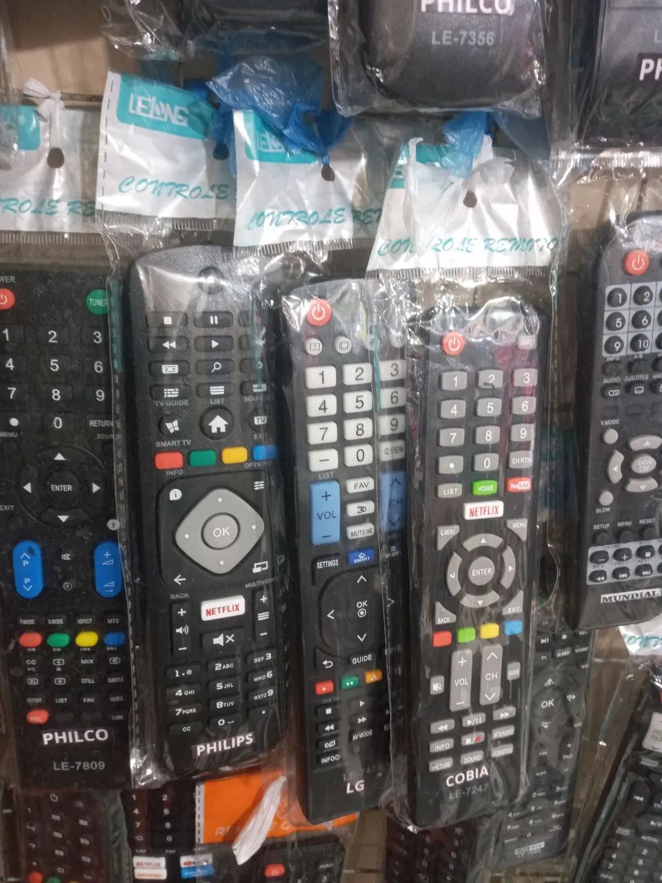 Controles de tv LG