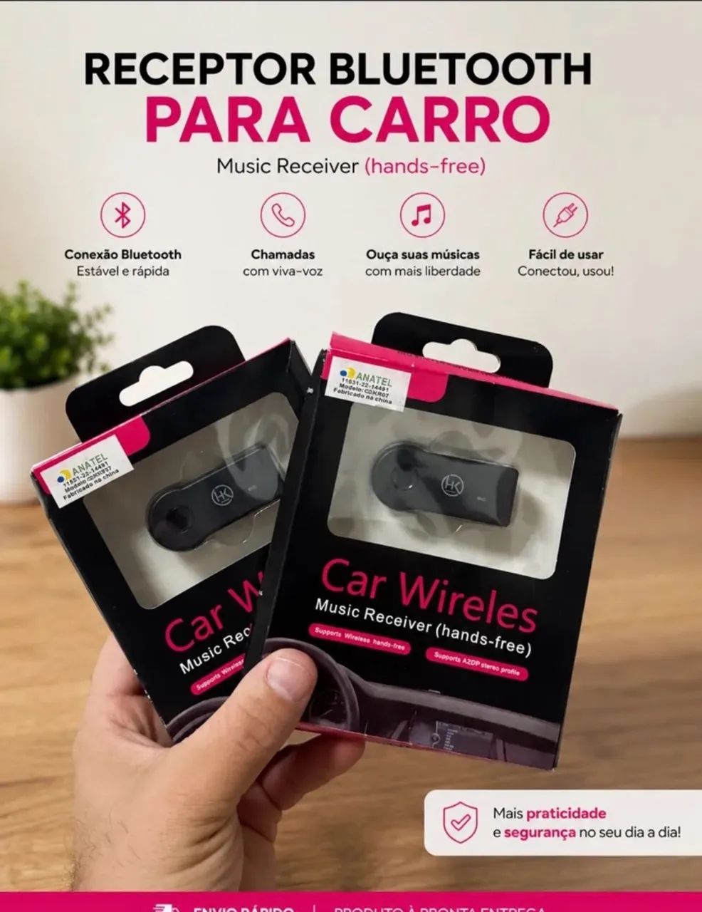  * Adaptador Bluetooth Car  - Foto 2