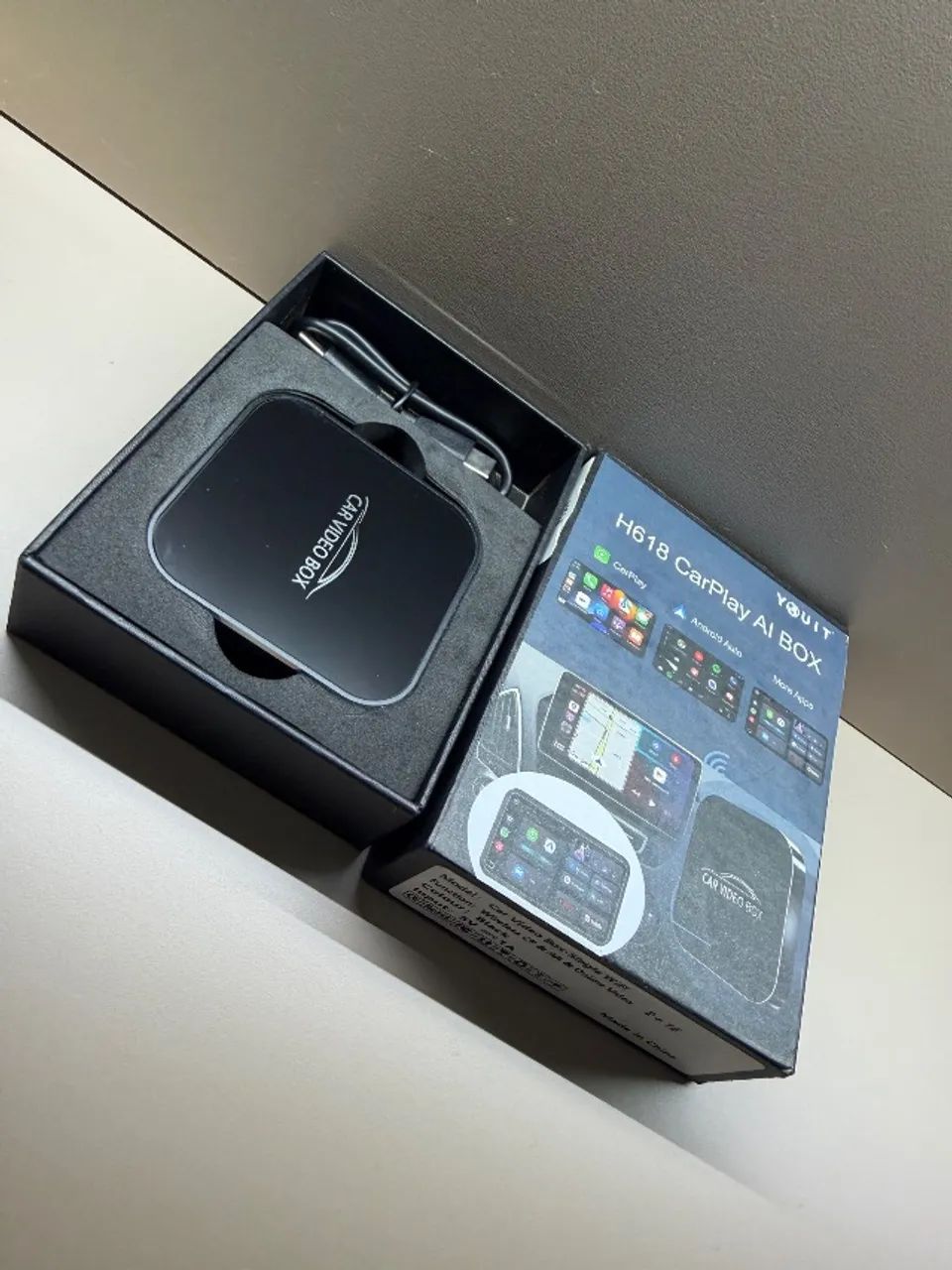 CAR VIDEO BOX - H618 ?  Transforme a central multimídia do seu carro! ?  ? Apple CarPlay