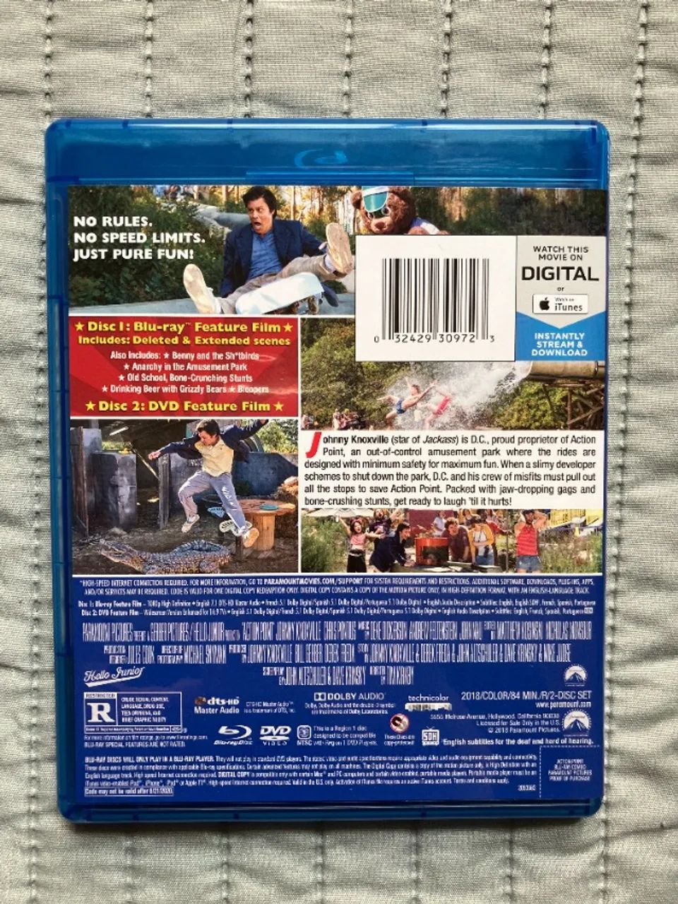 jackass - action point (bluray + dvd) importado - Foto 5