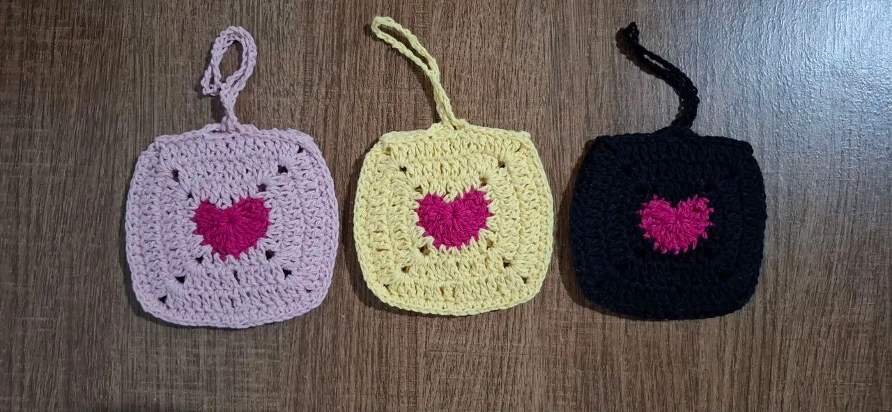 Porta fones croche - Foto 2