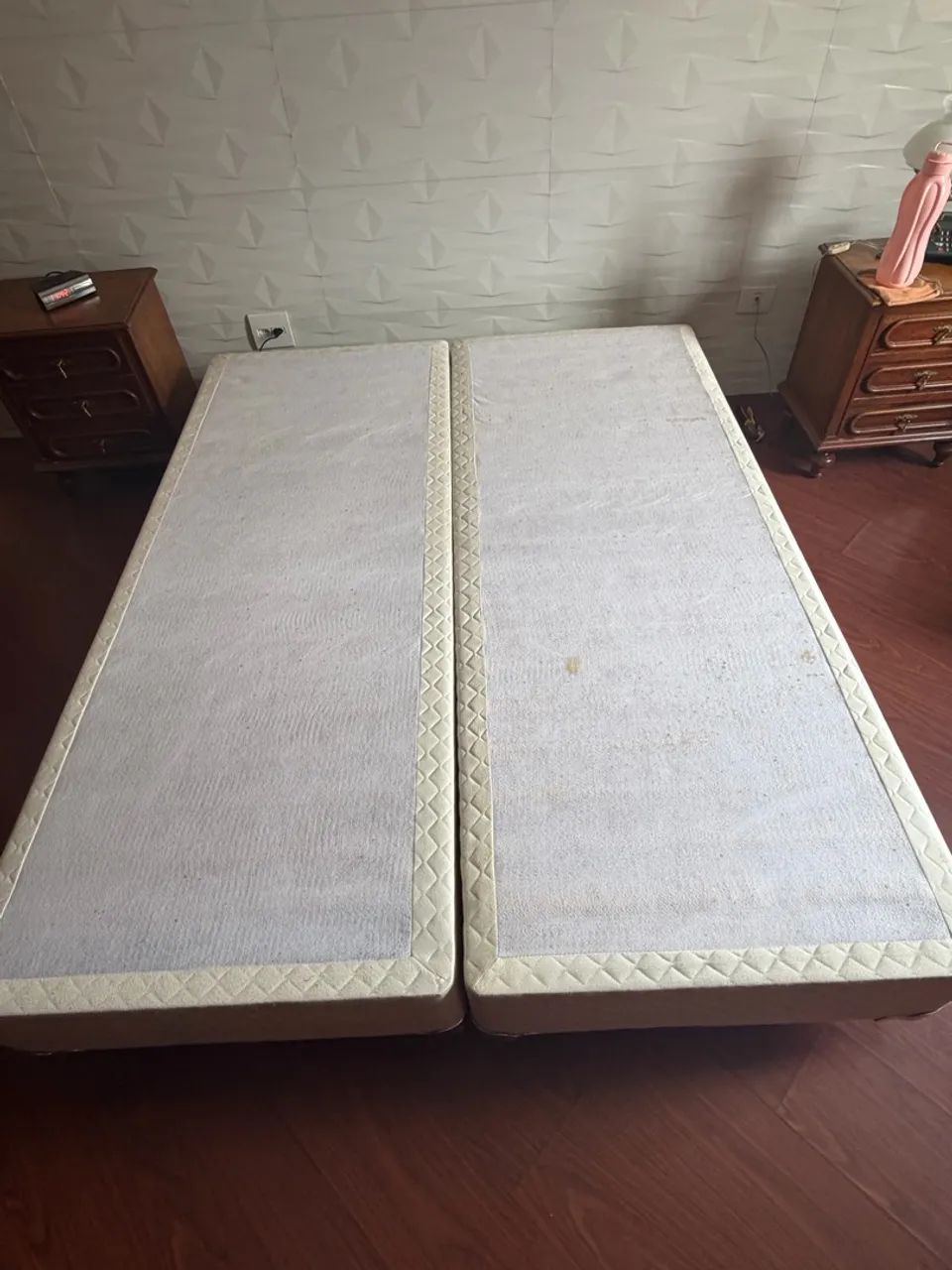 Cama box queen size bipartida - Foto 5