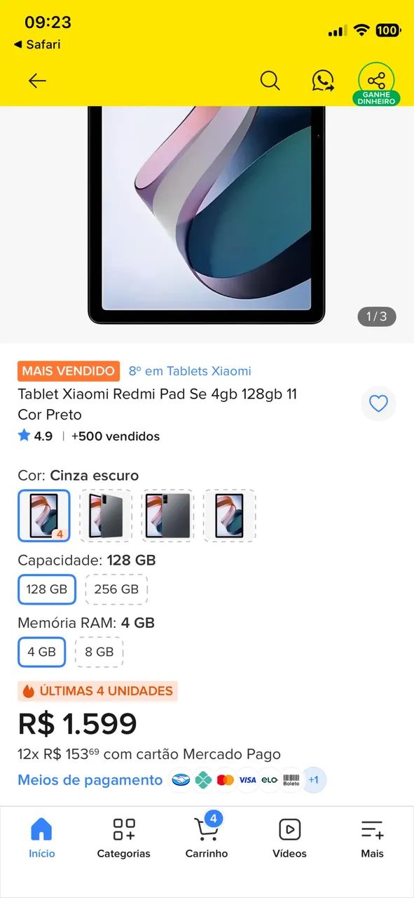 Tablet Xiaomi Redmi pad se  - Foto 4