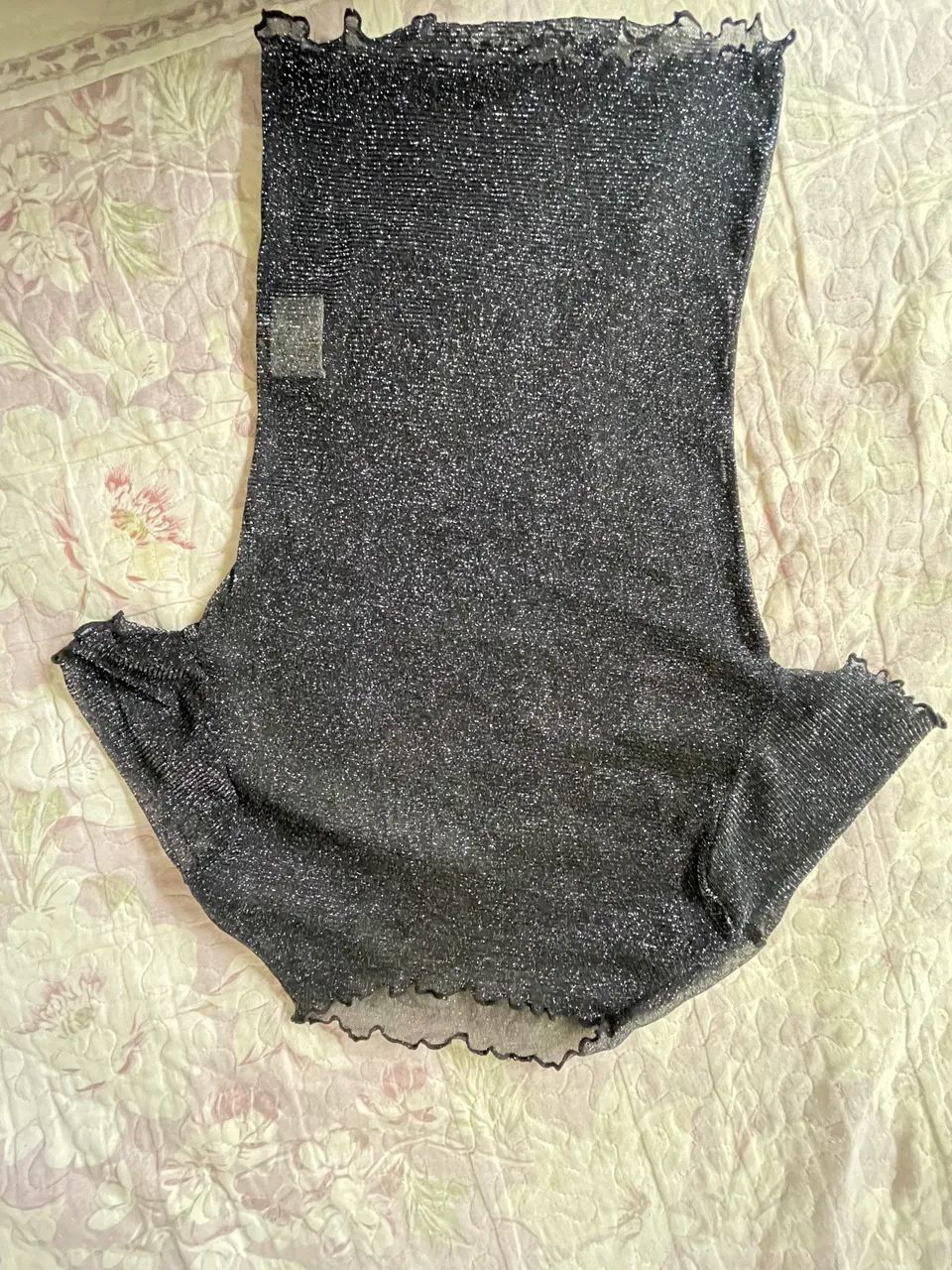 Blusa meia pele de brilho