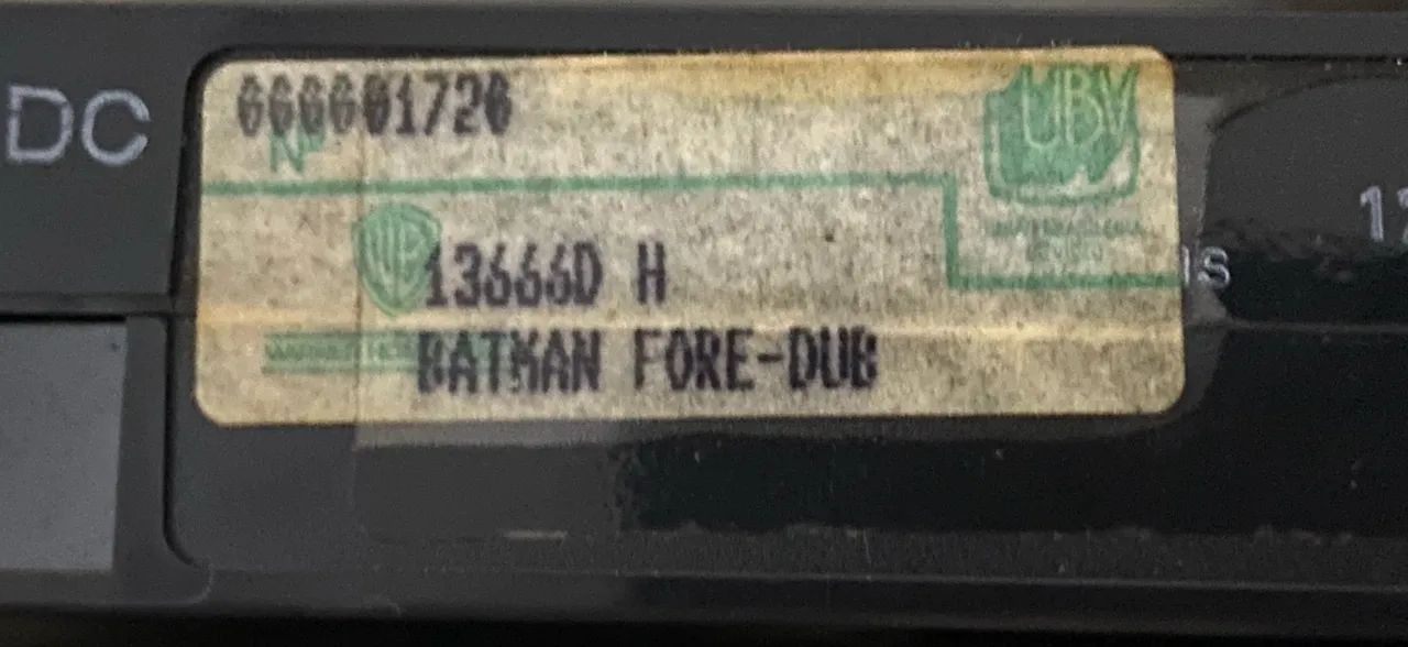 Fita VHS Batman Eternamente DUBLADO  - Foto 5