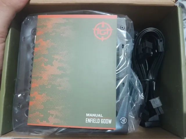 Fonte Enfield 600W Atx Bivolt + Mancer Vortex 120mm Led RGB - Foto 4