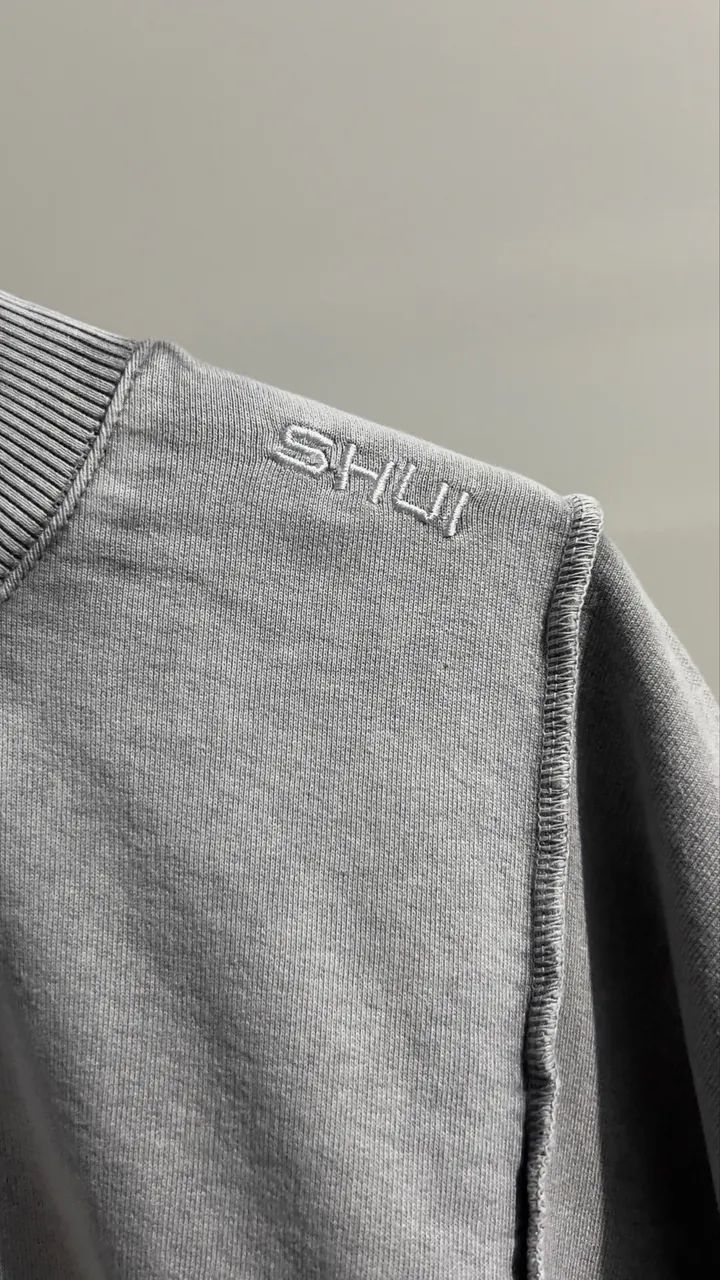 CAMISETA BOX MOLETOM - SOBREVIVENTE SHUI CINZA - Foto 4