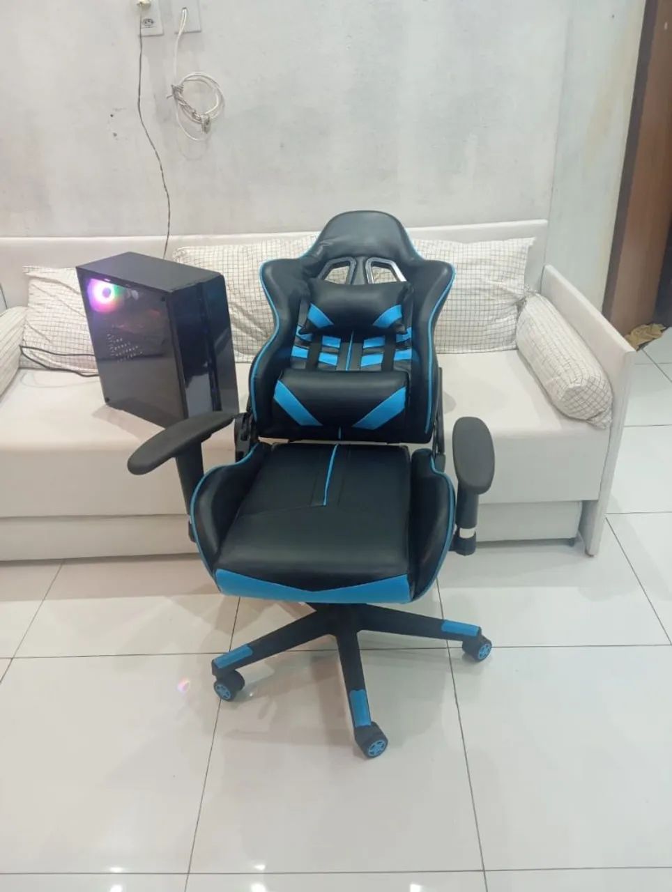 Pc gamer com cadeira gamer novinha - Foto 2
