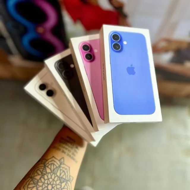 iphone 16 Novos Lacrados 1 Ano de Garantia, Loja Física, Parcelamos 18x + Brinde