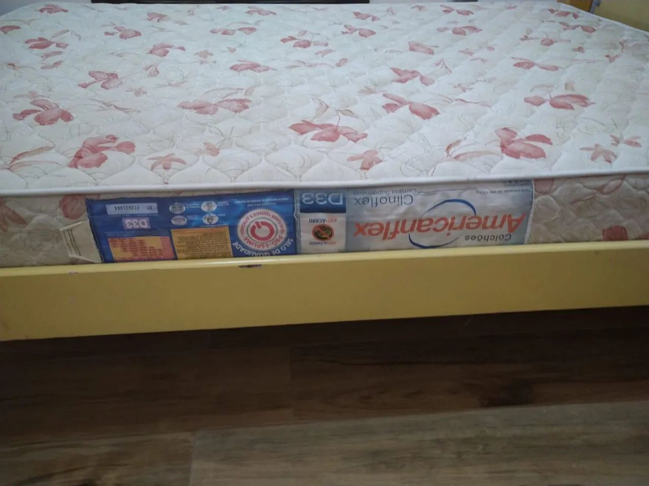 Cama de casal de madeira com colchão Americanflex D33 - Foto 3
