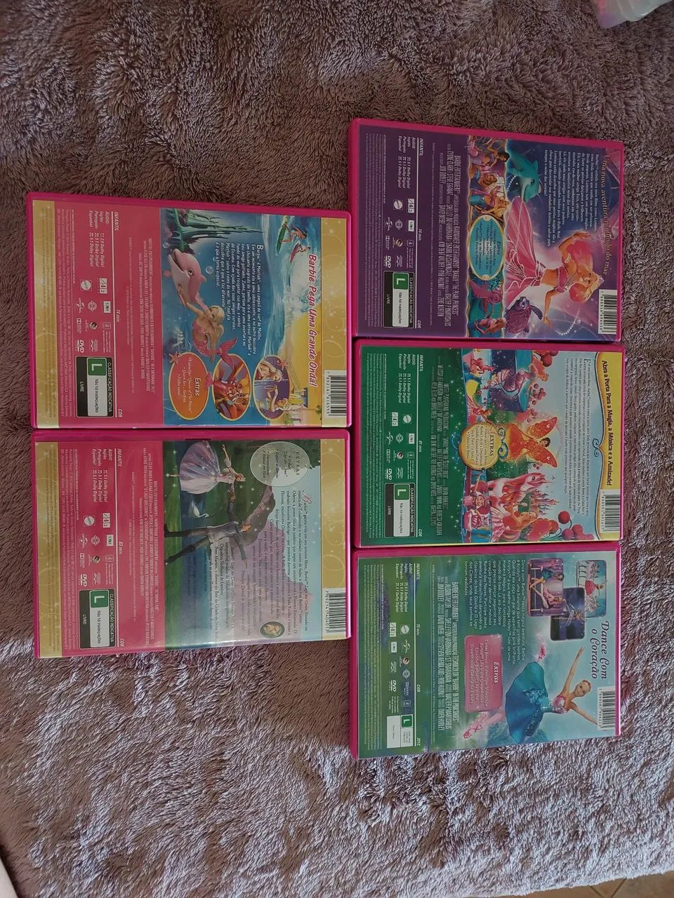 Kit 5 DVDs Barbie  - Foto 2