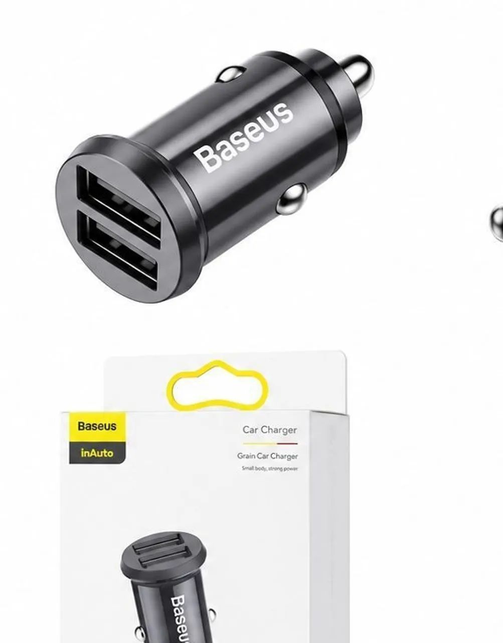 carregador veicular baseus dual usb 3.1a - Foto 2