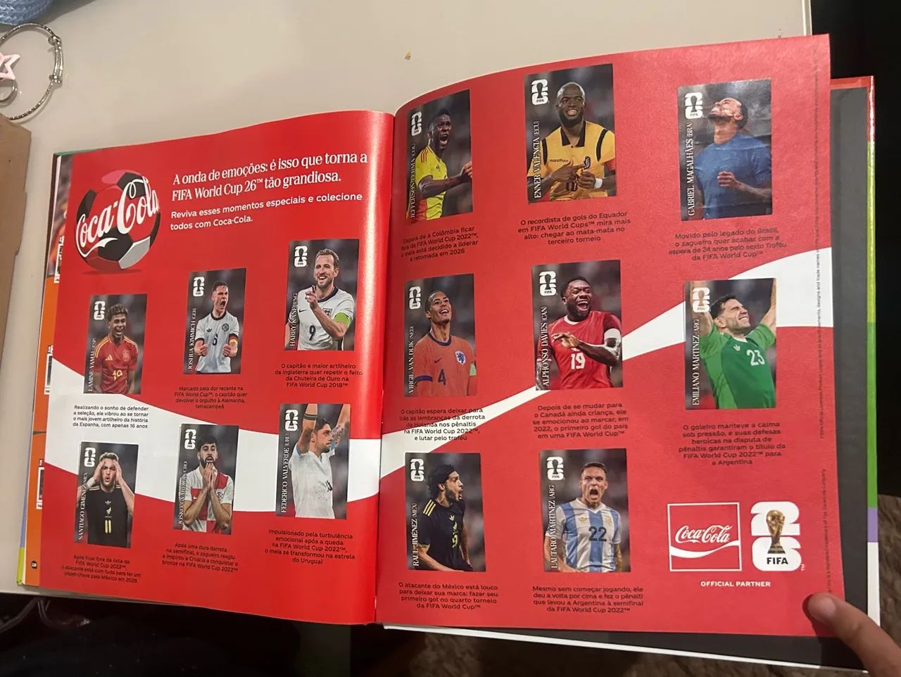 Álbum da Copa de 2026 100% Completo versão Dourada! - Foto 5