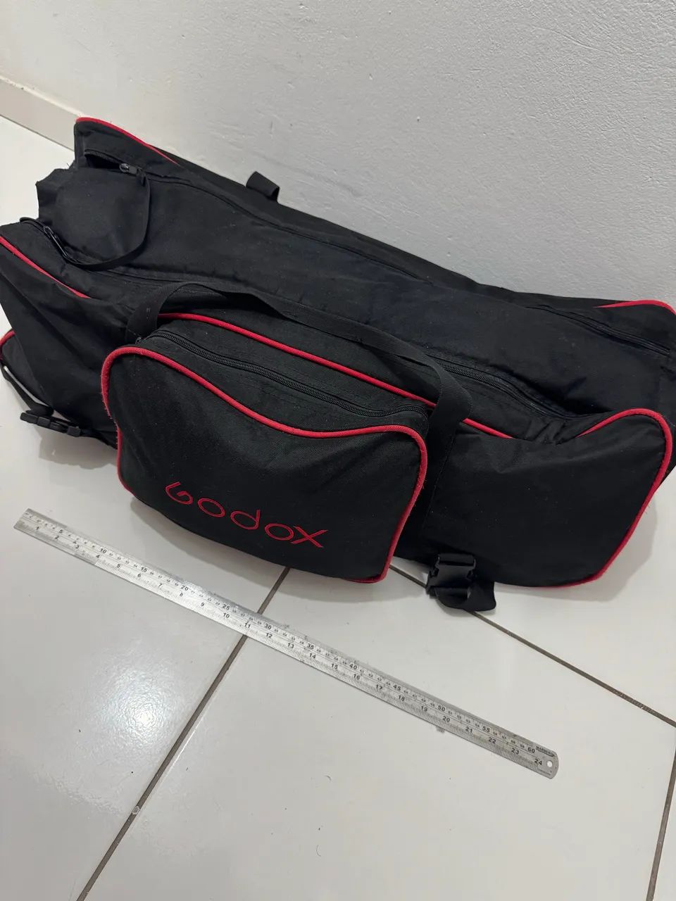 Bolsa + tripés + kit iluminação  - Foto 6