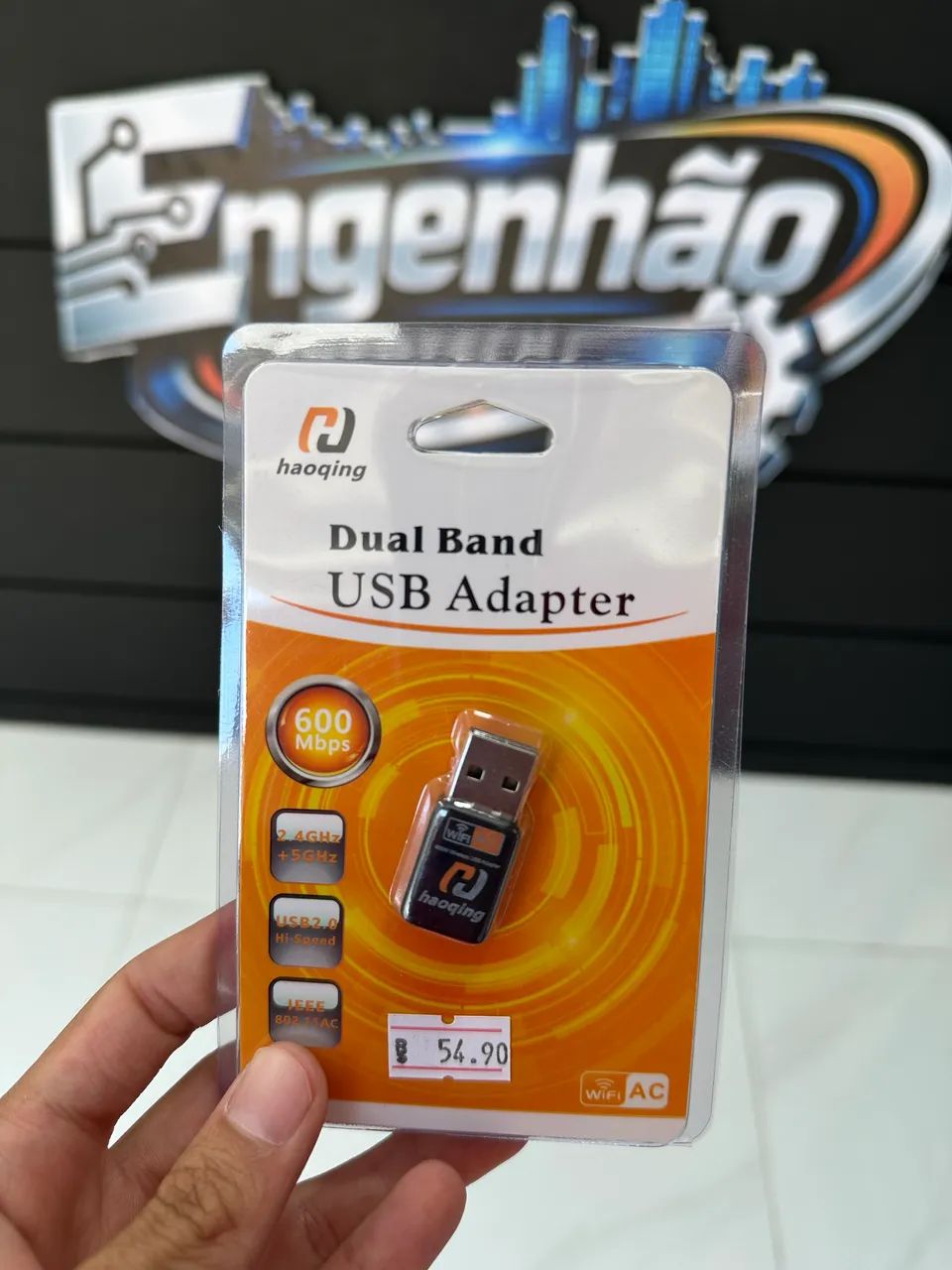 Adaptador Wi-Fi dual band 