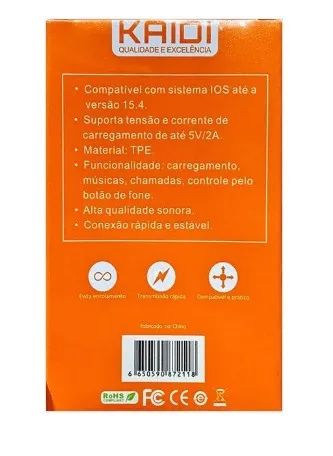 Adaptador Lightning P2 IOS Kaidi KD-211 - Foto 3