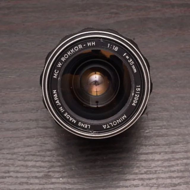 Lente Minolta MC W.Rokkor-HH 35mm f1.8 - Acessórios para Câmeras e