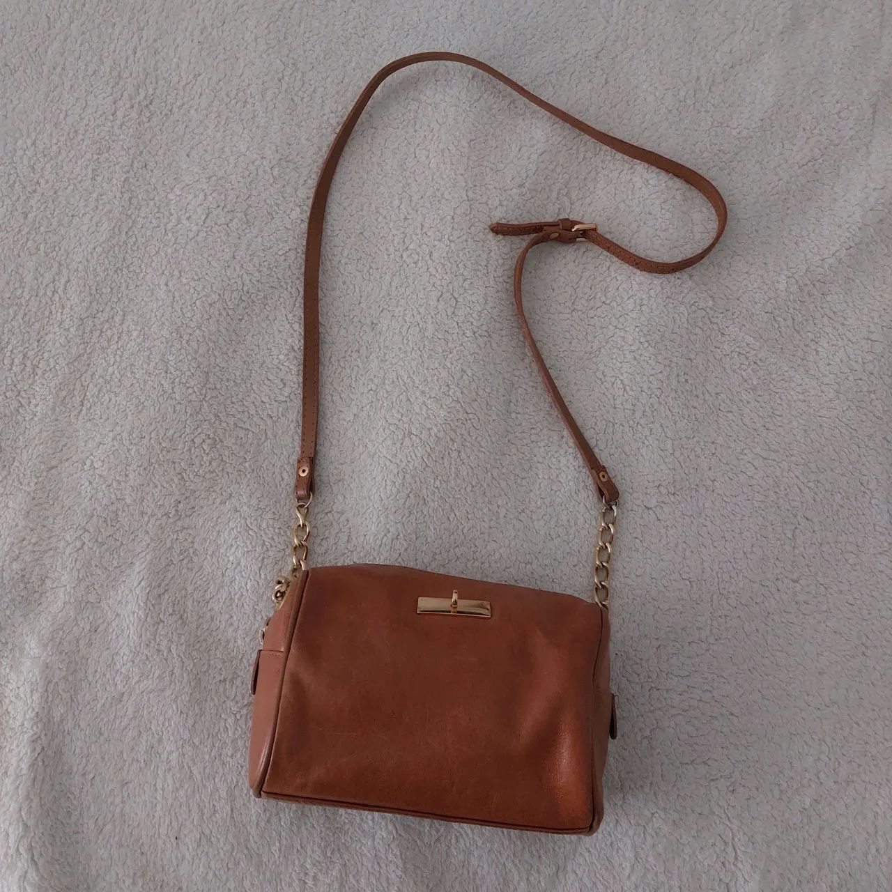 bolsa transversal caramelo - Foto 2