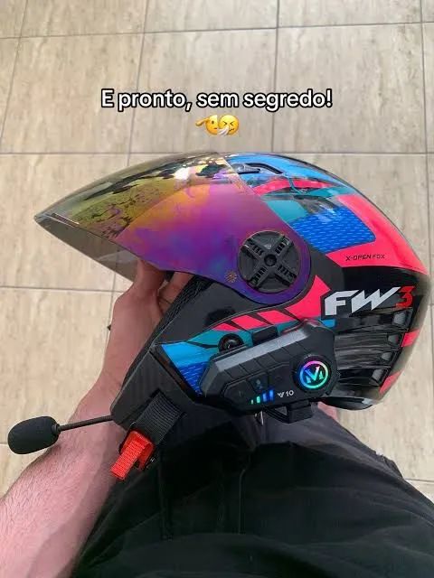 Fone Bluetooth para Capacete - Intercomunicador  - Foto 5