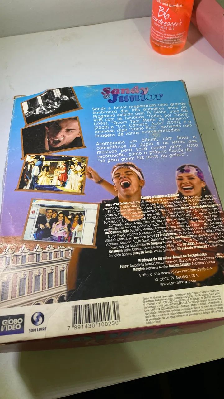 Sandy e Junior - As melhores aventuras VHS e livreto - Foto 3