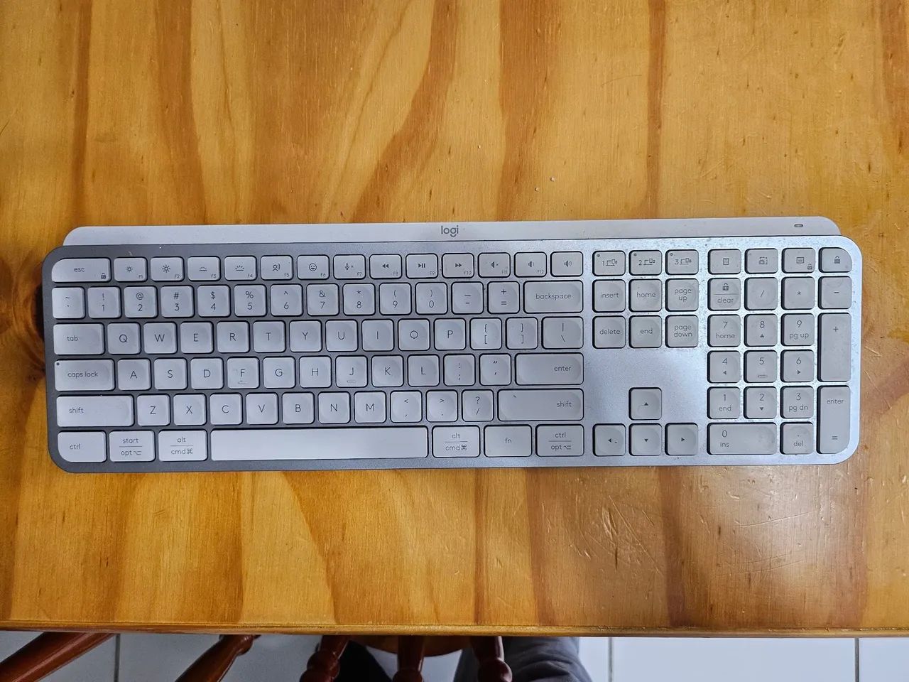 Teclado Logitech MX Keys S Branco US Intl