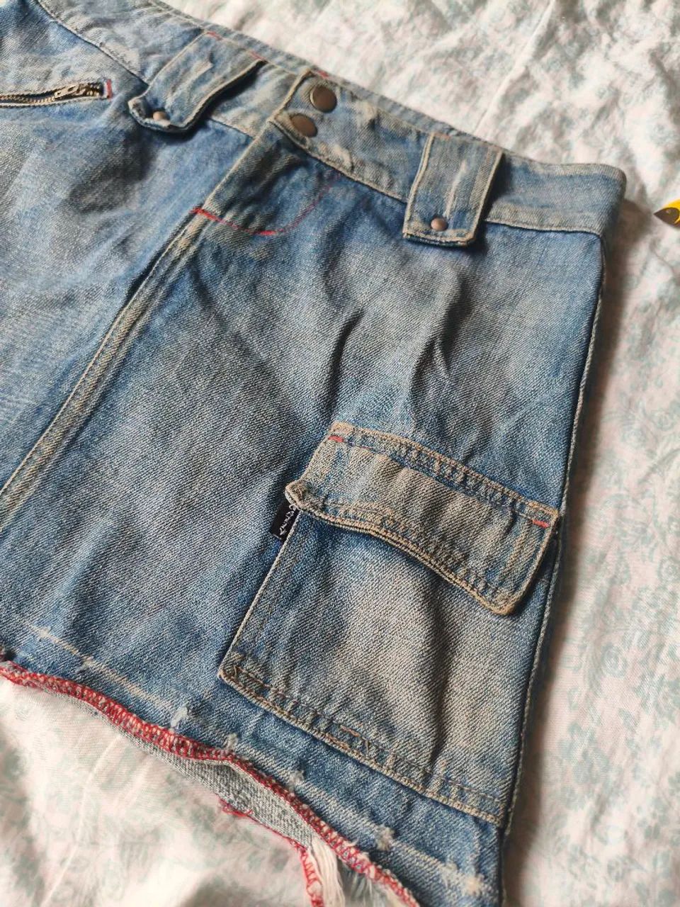 Saia jeans antiga P  - Foto 2