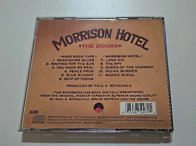 CD The Doors - Morrison Hotel - Warner Elektra - Ind. Brrasileira - Foto 2