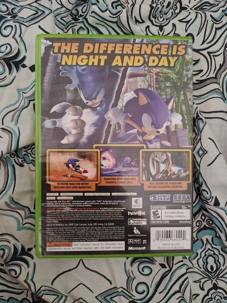 Sonic: Unleashed original Xbox 360 - Foto 3