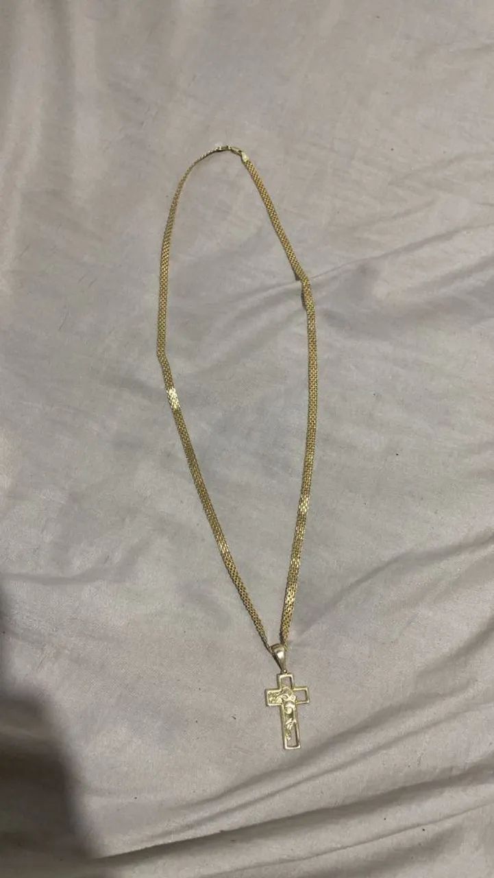 Corrente de Prata banhada ouro 