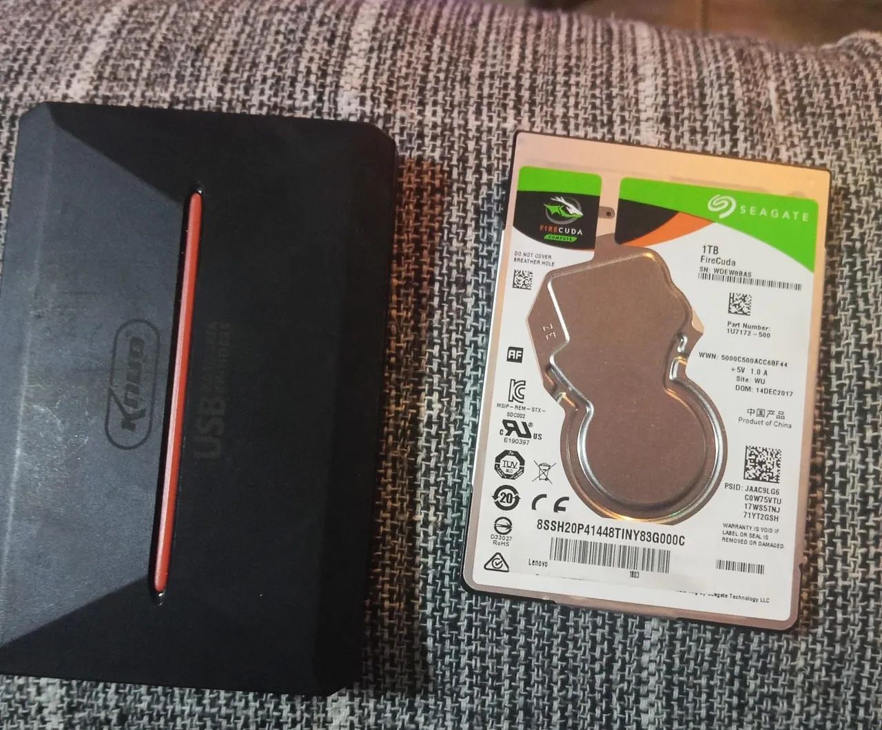 SSD 1TB SEAGATE BARRACUDA + CASE  - Foto 2