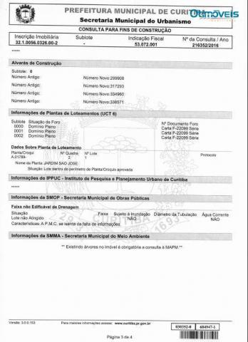 Terreno para alugar, 124 m² por r$ 1.000,00/mês - vista alegre - curitiba/pr - Foto 15