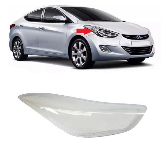 Lente Farol Hyundai Elantra 2011 2012 2013 Direito
