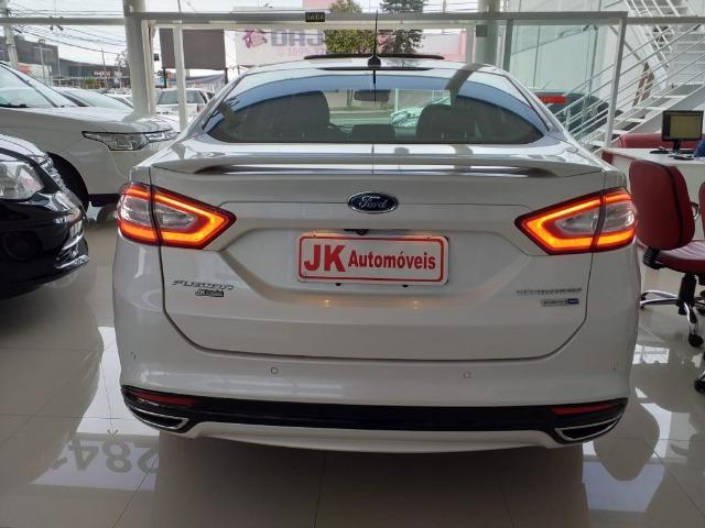 Ford Fusion Titanium Plus AWD Branco, com Teto, 4 pneus novos - Foto 6